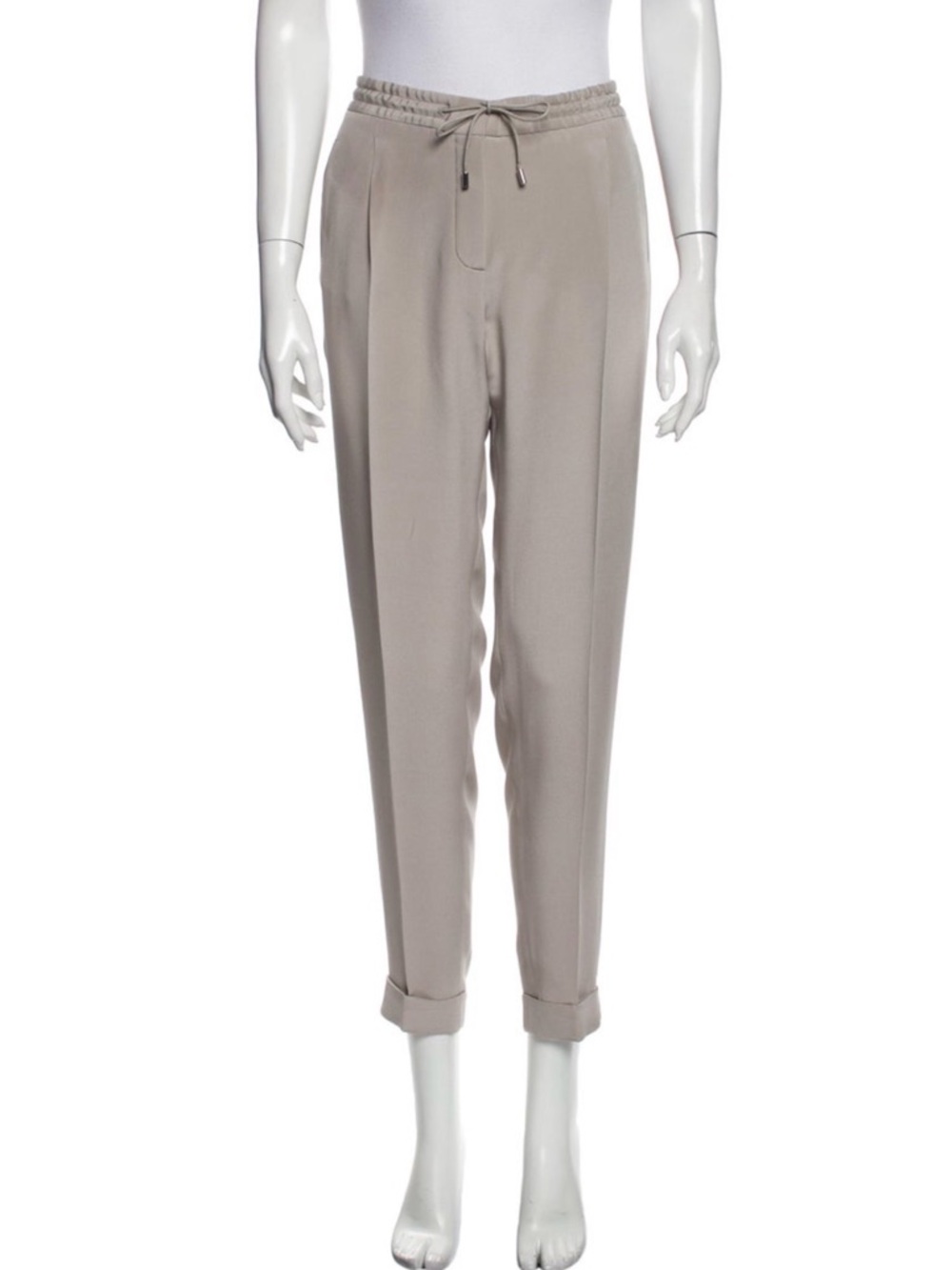 Loro Piana Beige/Taupe Skinny Pants